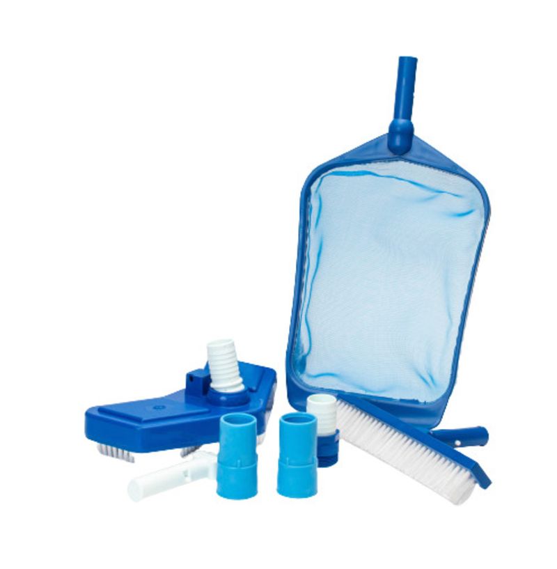 Kit-Limpeza-Piscina-com-Aspirador-Peneira-Escova-e-Ponteira-Slim