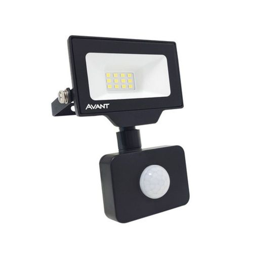 Refletor de Led com sensor de presença IP66 10w Luz Branca Bivolt