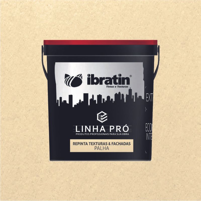 Tinta-Acrilica-Fosco-Repinta-Textura-e-Fachada-PRO-Palha-25Kg-Ibratin