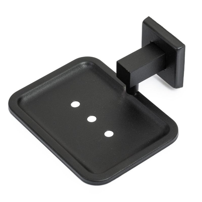 Saboneteira-para-Fixar-Inox-Quadra-Preto-Fosco