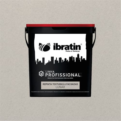 Tinta Acrílica Repinta Textura e Fachada PRO Lunar 5Kg Ibratin