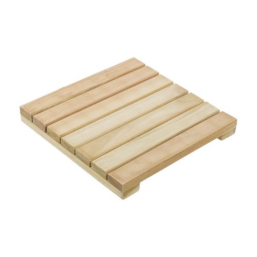 Deck de Madeira Modular 4 Ripas Eucalipto 30x30cm