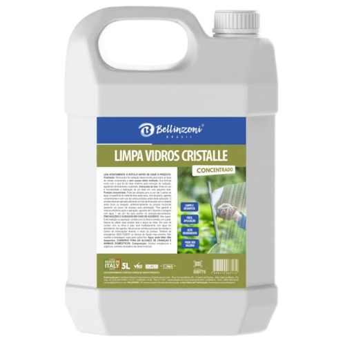 Limpa Vidros Cristalle Concentrado 5L Bellinzoni