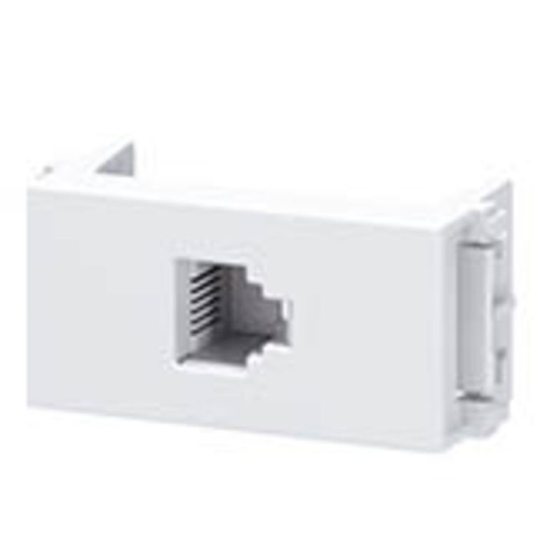 Modulo-Tomada-para-Telefone-RJ11-2-Fios-Branco-Esatta