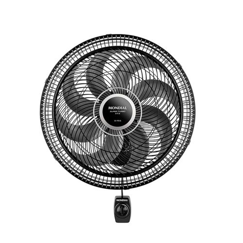 Ventilador de Parede Turbo Vtx Preto com 8 Pás 40 cm 140w 127V