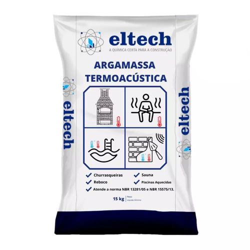 Argamassa Termoacústica 15Kg Eltech