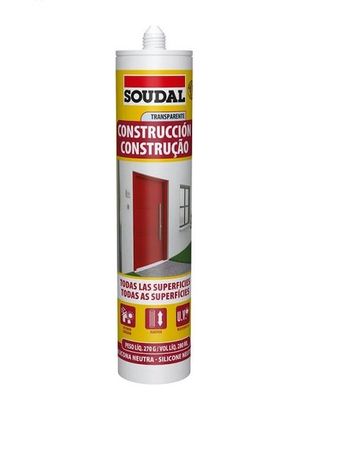 Silicone Neutro Construção Incolor 270g Soudal