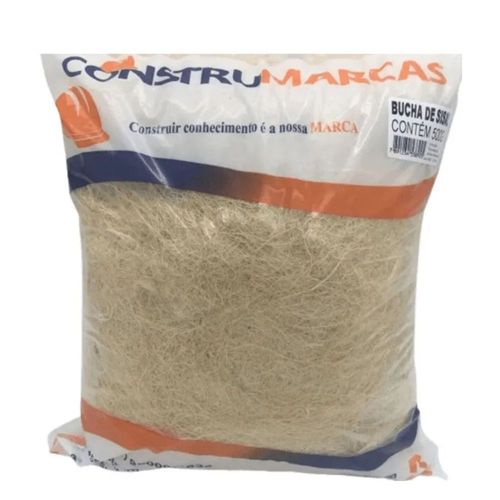 Bucha de Sisal Fina para Drywall 500g Construmarcas