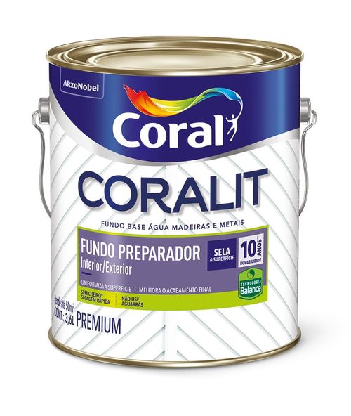 Fundo Preparador de Superfícies Branco 3,6L Coral