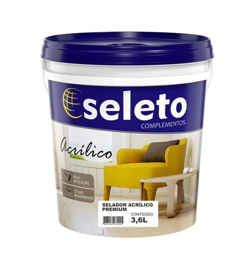 Selador Acrílico Branco 3,6L Seleto