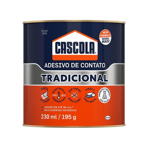 Adesivo de Contato Tradicional sem Toluol 195g Henkel