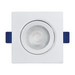 Spot-de-Led-de-Embutir-Quadrado-Branco-Eco-3W-240-Lumens-Luz-Amarela