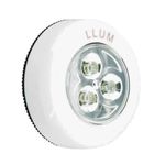 Luminaria-de-LED-Button-Branca-03W-Alimentacao-3-Pilhas-AAA