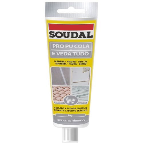 Selante Adesivo Cola e Veda Tudo Branco 70g Soudal