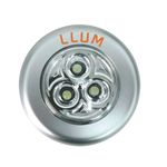 Luminaria-de-LED-Button-Cinza-03W-Alimentacao-3-Pilhas-AAA