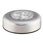 Luminaria-de-LED-Button-Cinza-03W-Alimentacao-3-Pilhas-AAA