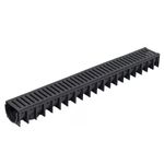 Canal-e-Grelha-Polipropileno-Easydrain-H100-A15-Preto-12x92x100cm-Aco