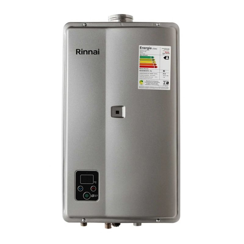 Aquecedor-de-Agua-a-Gas-GN-27L-E27-FEH-Inox-Digital-Bivolt-Rinnai