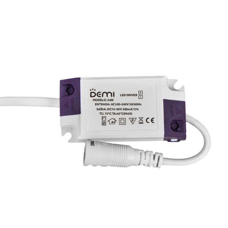 Driver-para-Painel-de-LED-24W-Bivolt-com-Conector-Demi