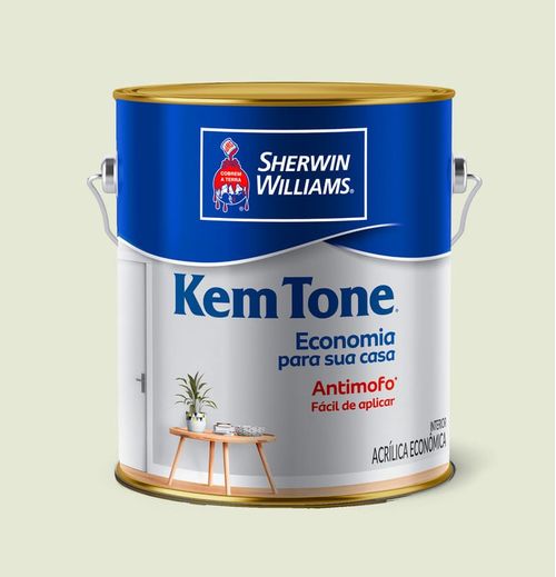 Tinta Econômica Acrílica Fosco Kemtone Erva Doce 3,6L