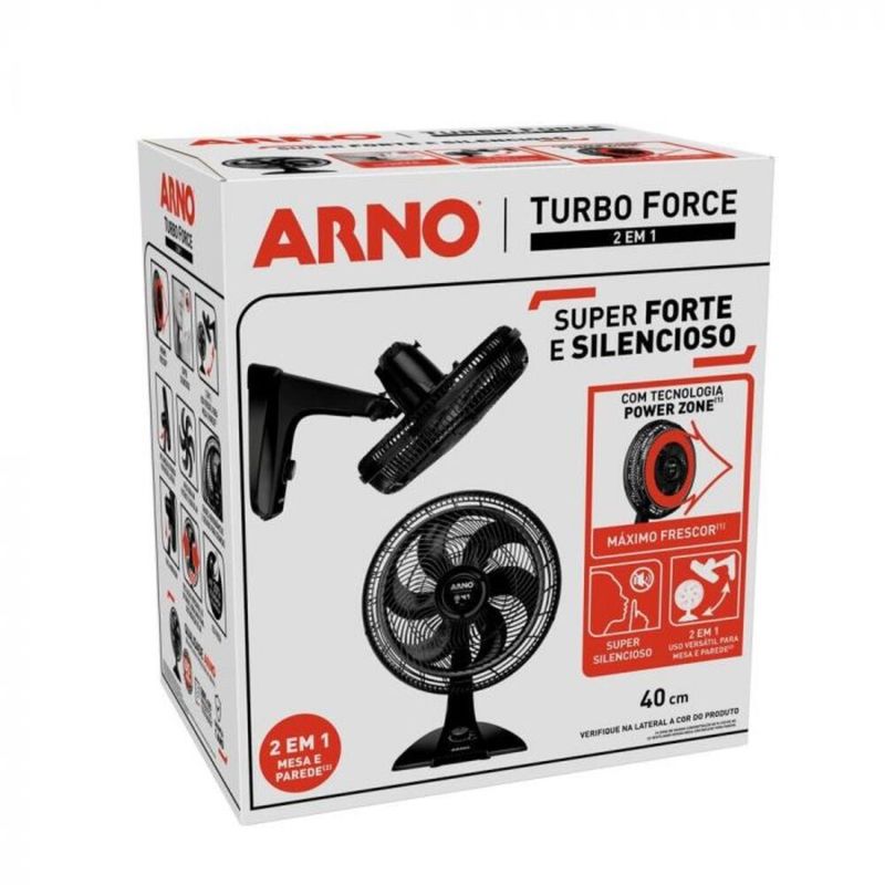 Ventilador-de-Mesa-Turbo-Force-2-em-1-Preto-com-6-Pas-40cm-126W-127V