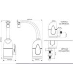 Torneira-Eletrica-PRIMA-TOUCH-Parede-Mesa-Preta-127V-5500W-Zagonel