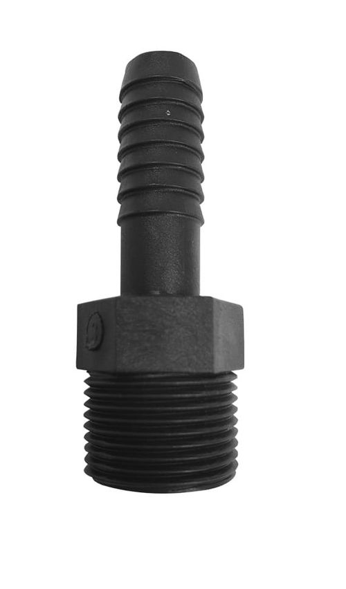 Adaptador de Redução Interno Rosca Macho Espigão Preto 3/4x1/2" Taivi