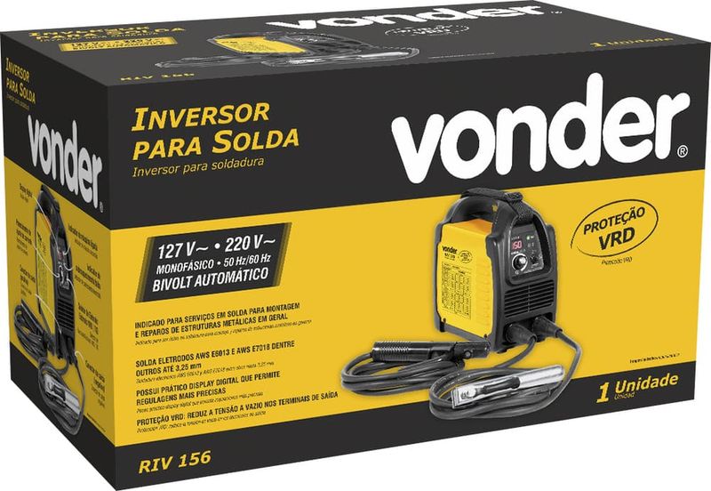 Inversora-de-Solda-150A-Eletrodo-TIG-RIV156-Bivolt-Vonder