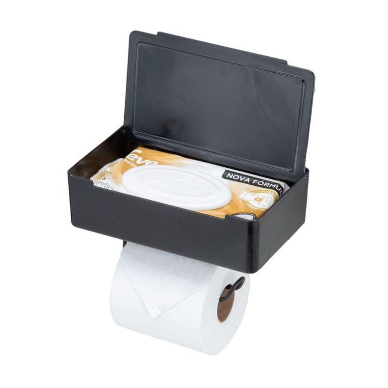 Porta-Papel-Higienico-com-Suporte-Preto