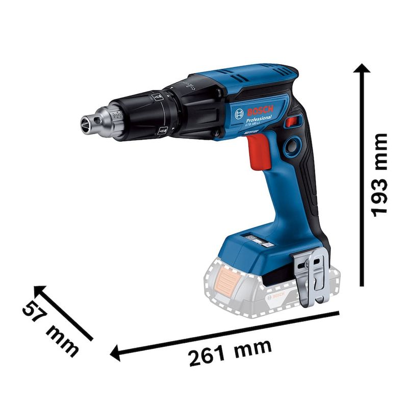 Parafusadeira-Drywall-1-4--18V-sem-Bateria-GTB-185Li-Bosch