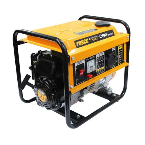 Gerador à Gasolina 1,2 kVA 4 Tempos 4L 4,5h GM1200 Force 127V CSM