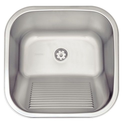 Tanque de Encaixe Aço Inox Acetinado 23 Litros 40x40cm