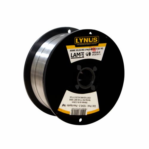 Arame de Solda MIG Sem Gás LAM-1 0,8mm 1KG AWS E71T-GS Lynus