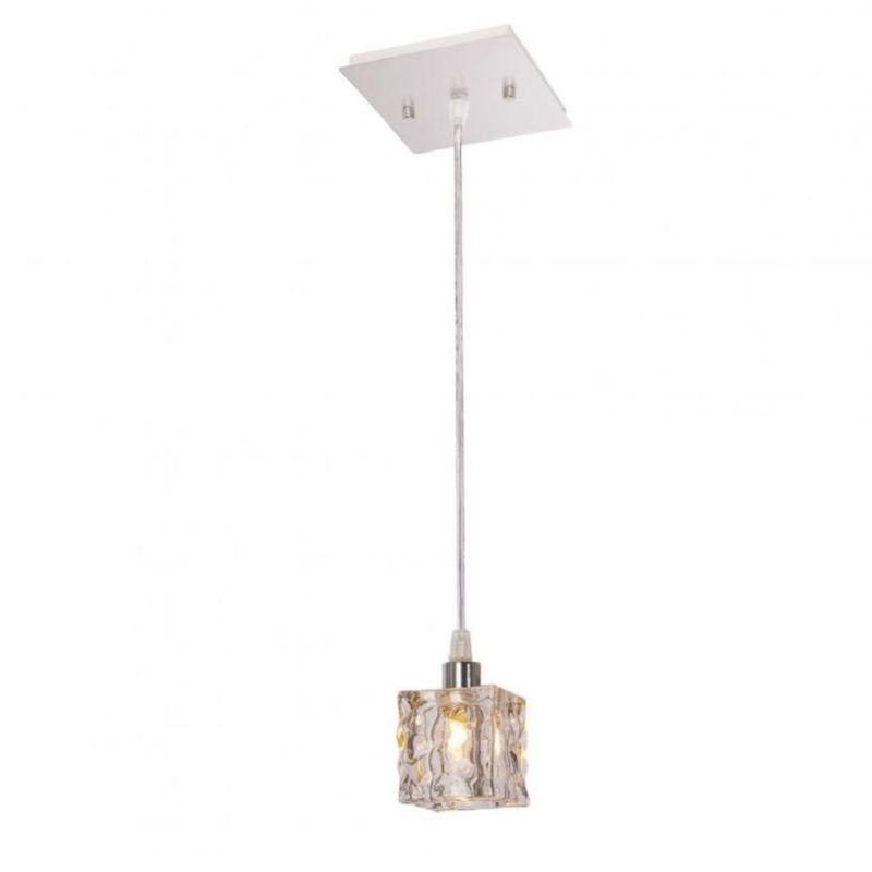 Pendente-Frost-em-Aco-Inox-e-Vidro-Cromo-para-1-Lampada-E27