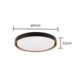 Plafon-de-LED-Sobrepor-Preto-24W-41cm-1920-Lumens-Multitemperatura