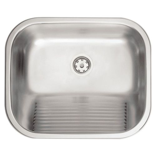 Tanque de Encaixe Aço Inox 34L Valv 3,5cm Acetinado 50x40x23cm