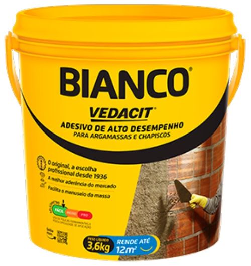 Aditivo PVA para Chapisco Bianco 3,6Kg Vedacit