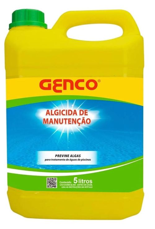 Algicida Manutenção Frasco 5L Piscina Genco