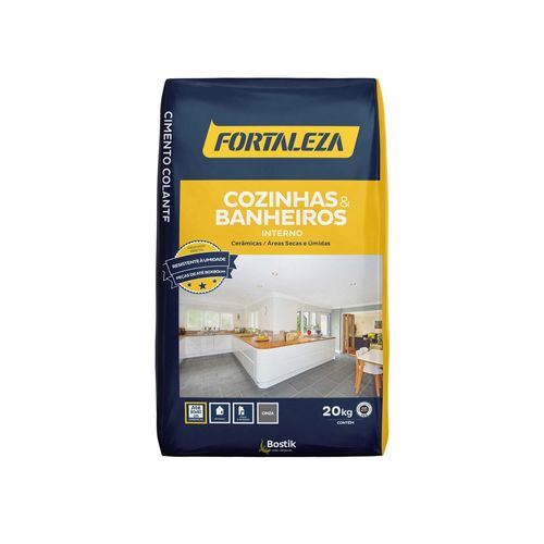 Argamassa Interna ACI Cozinhas e Banheiros Cinza 20kg Fortaleza