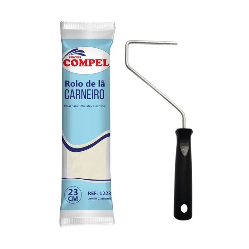 Rolo-La-de-Carneiro-com-Suporte-1230-23cm-Compel