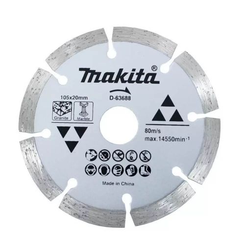 Disco Diamantado Segmentado 4" 105x20mm D-63688 Makita