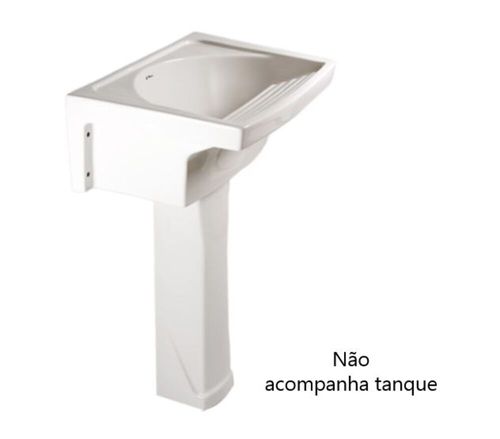 Coluna para Tanque Louça 18L 66cm Branco MariLouças