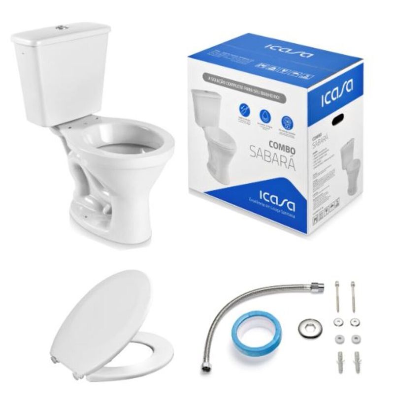 Kit-Vaso-Sanitario-com-Caixa-Acoplada-Sabara-3-6L-Branco-Icasa