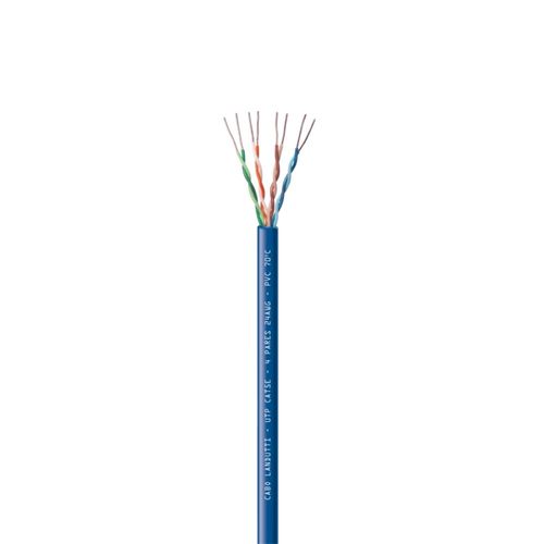 Cabo de Rede UTP CAT5E 4Px24AWG 100MHz CMX Azul Condutti por Metro