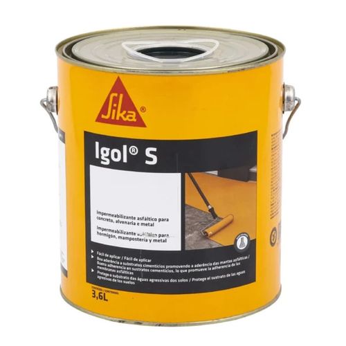 Pintura Asfáltica Igol S 3,6L Sika