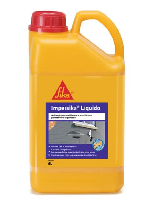 Aditivo Impermeabilizante e Plastificante 3L Sika