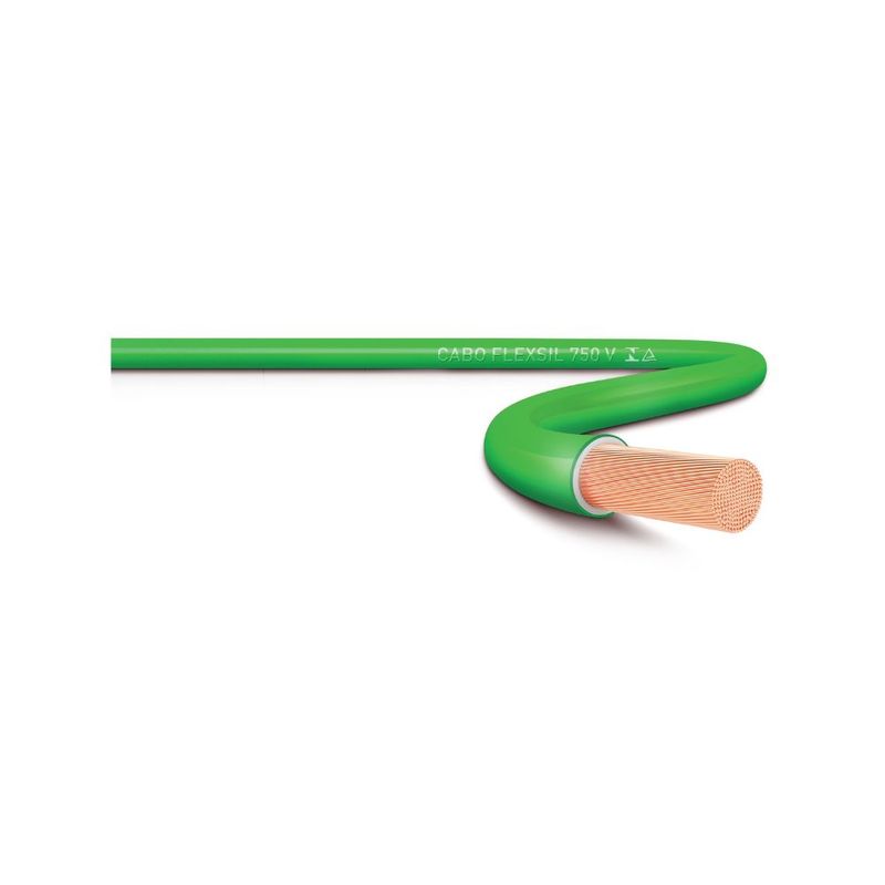 Cabo-Flexivel-4mm²-750V-Verde-Sil-100-Metros