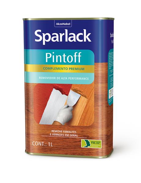 Removedor de Tinta e Veniz Pintoff Incolor 1L Coral