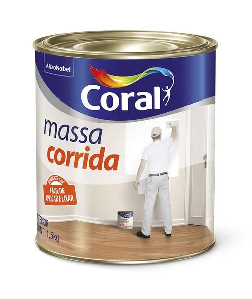 Massa Corrida 1,5Kg Coral