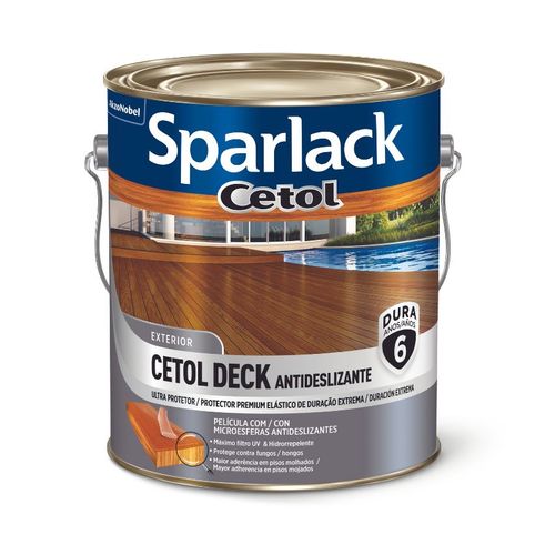 Verniz Premium Sintético Cetol Deck Antiderrapante Incolor 3,6L Coral